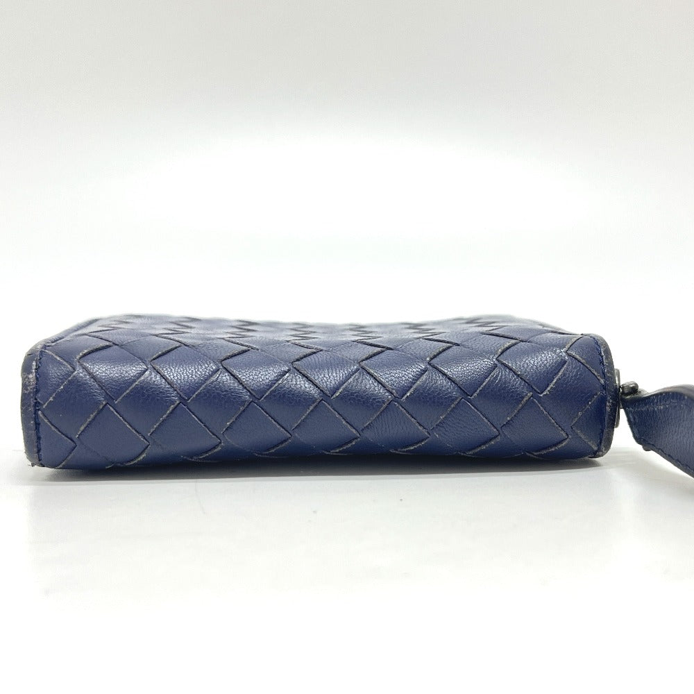 BOTTEGA VENETA 114075 イントレチャート 小銭入れ コインケース レザー レディース ブルー