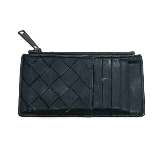 BOTTEGA VENETA 566430 イントレチャート フラグメントケース カードケース 小銭入れ コインケース コインケース レザー レディース ブラック