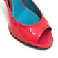 BOTTEGA VENETA open toe heel shoes pumps enamel Red 7 Used
