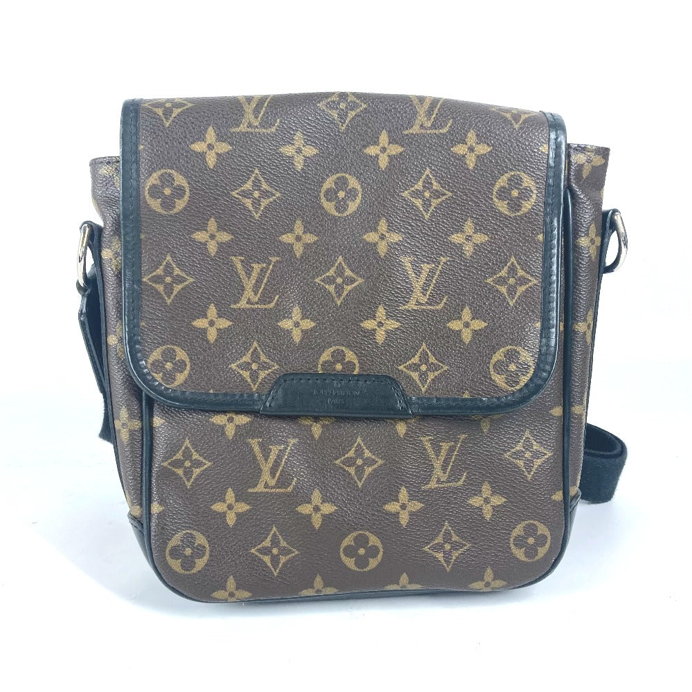 LOUIS VUITTON M56717 モノグラムマカサー バスPM ポシェット カバン フラップ 斜め掛け ショルダーバッグ モノグラムマカサーキャンバス ユニセックス ブラウン - brandshop-reference