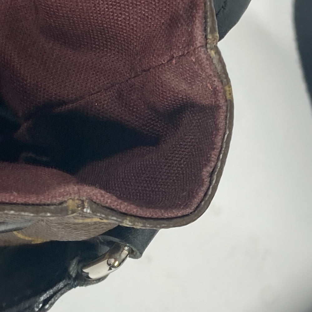 LOUIS VUITTON M56717 モノグラムマカサー バスPM ポシェット カバン フラップ 斜め掛け ショルダーバッグ モノグラムマカサーキャンバス ユニセックス ブラウン - brandshop-reference