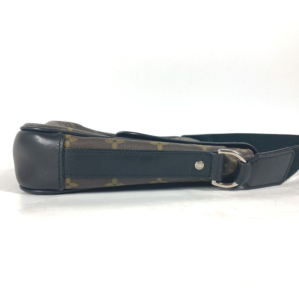 LOUIS VUITTON M56717 モノグラムマカサー バスPM ポシェット カバン フラップ 斜め掛け ショルダーバッグ モノグラムマカサーキャンバス ユニセックス ブラウン - brandshop-reference
