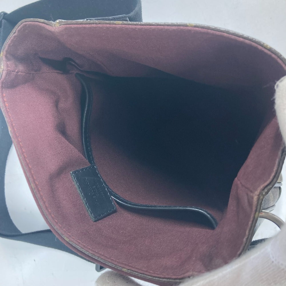 LOUIS VUITTON M56717 モノグラムマカサー バスPM ポシェット カバン フラップ 斜め掛け ショルダーバッグ モノグラムマカサーキャンバス ユニセックス ブラウン - brandshop-reference