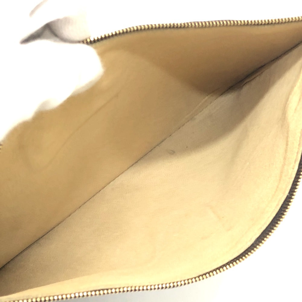 BOTTEGA VENETA 115664 イントレチャート カバMM カバン ポーチ付き 肩掛け トートバッグ レザー レディース ブラウン