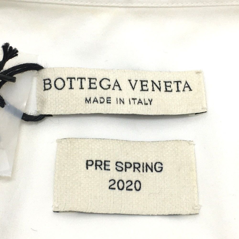BOTTEGA VENETA 600083VKECO 比翼シャツ ノースリーブ ワイシャツ Ｙシャツ 半袖シャツ コットン レディース ホワイト