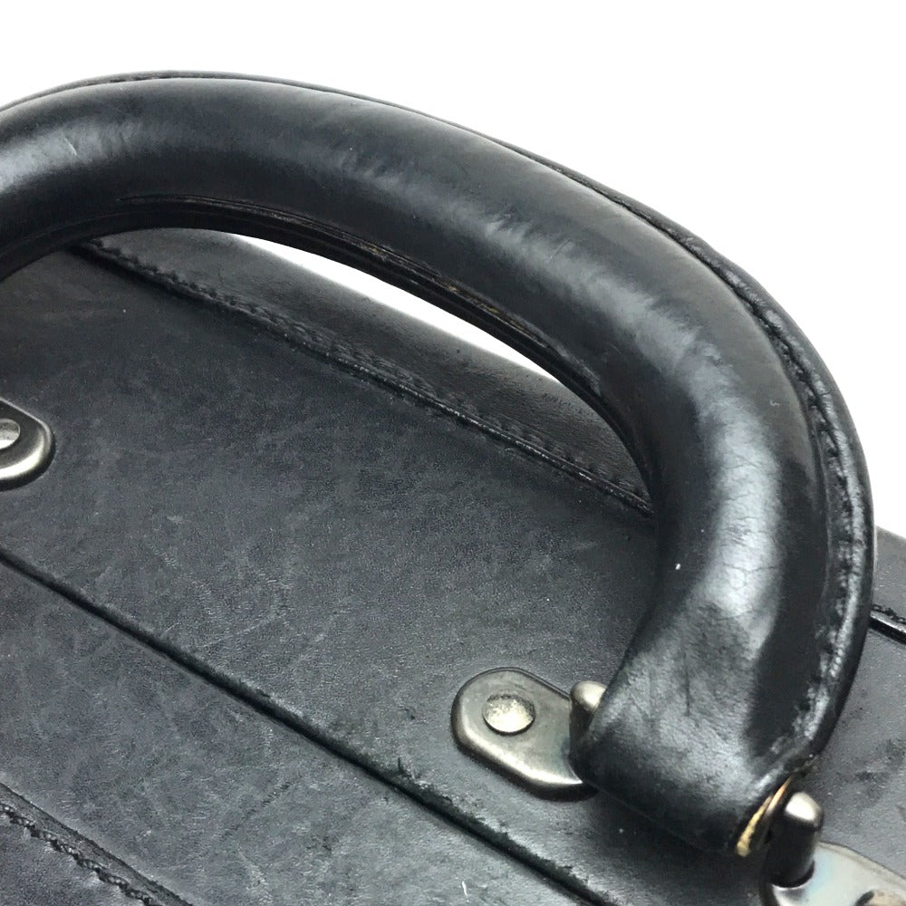 BOTTEGA VENETA 140064 イントレチャート アタッシュケース カバン ビジネスバッグ レザー メンズ ブラック