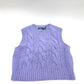 Polo Ralph Lauren Knit Apparel Tops Vest Cotton Women's Purple