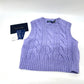 Polo Ralph Lauren Knit Apparel Tops Vest Cotton Women's Purple