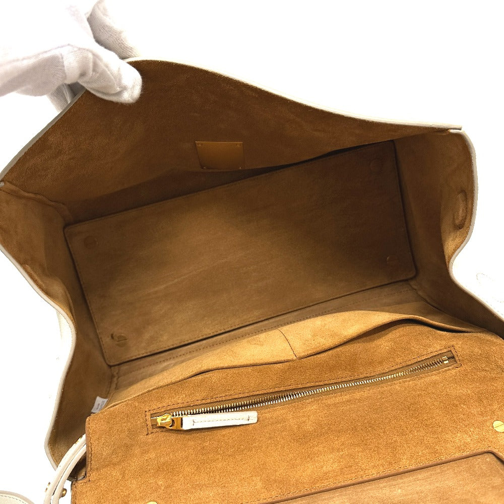 BOTTEGA VENETA 410721 パルメラート アングル カバン 肩掛け 斜め掛け ショルダーバッグ レザー レディース アイボリー ホワイト - brandshop-reference