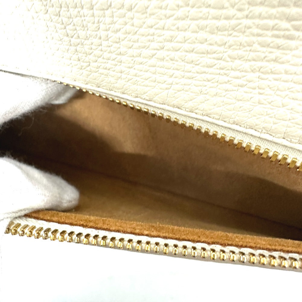 BOTTEGA VENETA 410721 パルメラート アングル カバン 肩掛け 斜め掛け ショルダーバッグ レザー レディース アイボリー ホワイト - brandshop-reference