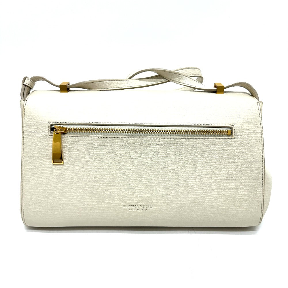 BOTTEGA VENETA 410721 パルメラート アングル カバン 肩掛け 斜め掛け ショルダーバッグ レザー レディース アイボリー ホワイト - brandshop-reference