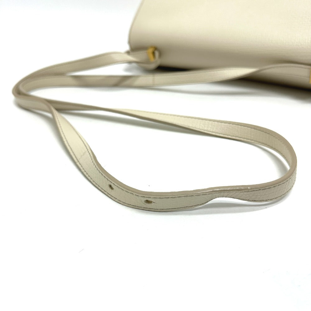 BOTTEGA VENETA 410721 パルメラート アングル カバン 肩掛け 斜め掛け ショルダーバッグ レザー レディース アイボリー ホワイト - brandshop-reference