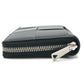 BOTTEGA VENETA 681191 Maxi Intrecciato Cassette Zip wallet accessory Folded wallet Leather Black Used
