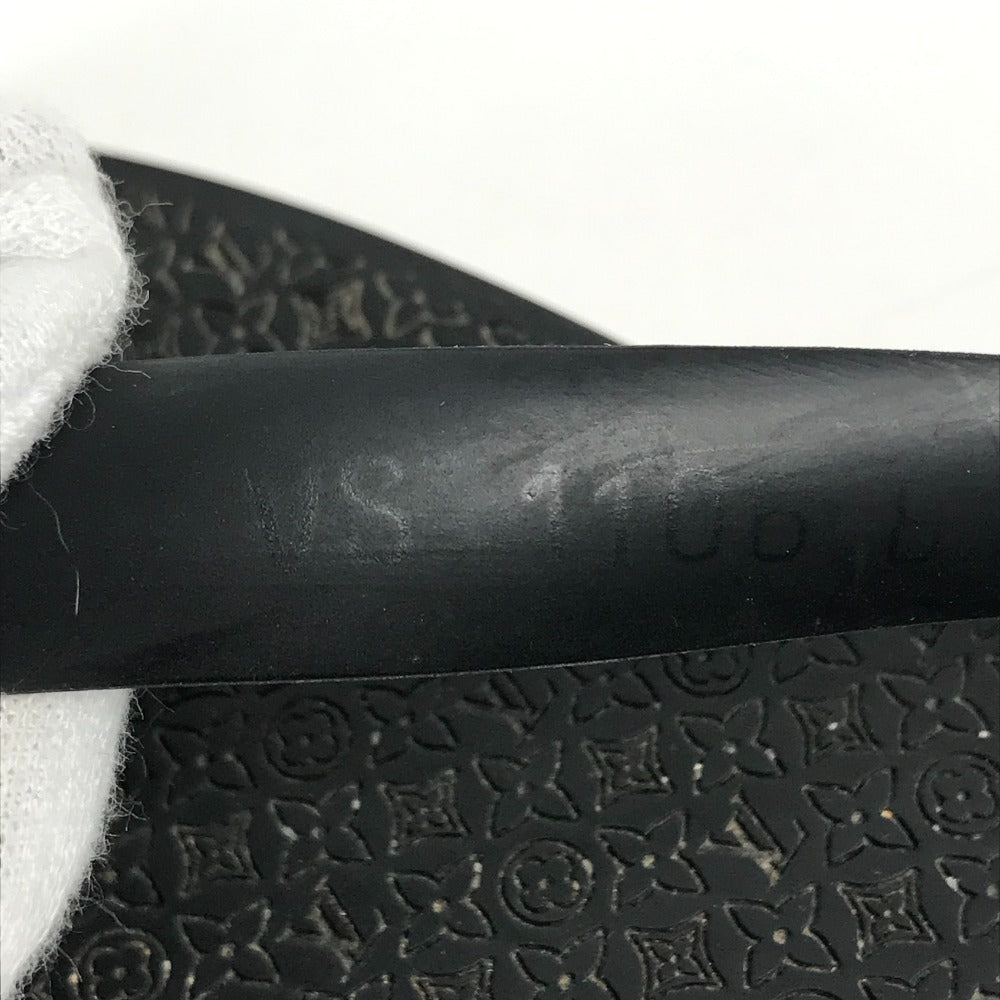 LOUIS VUITTON モノグラム ロゴ ビーチサンダル 靴 シューズ サンダル ラバー メンズ ブラック - brandshop-reference