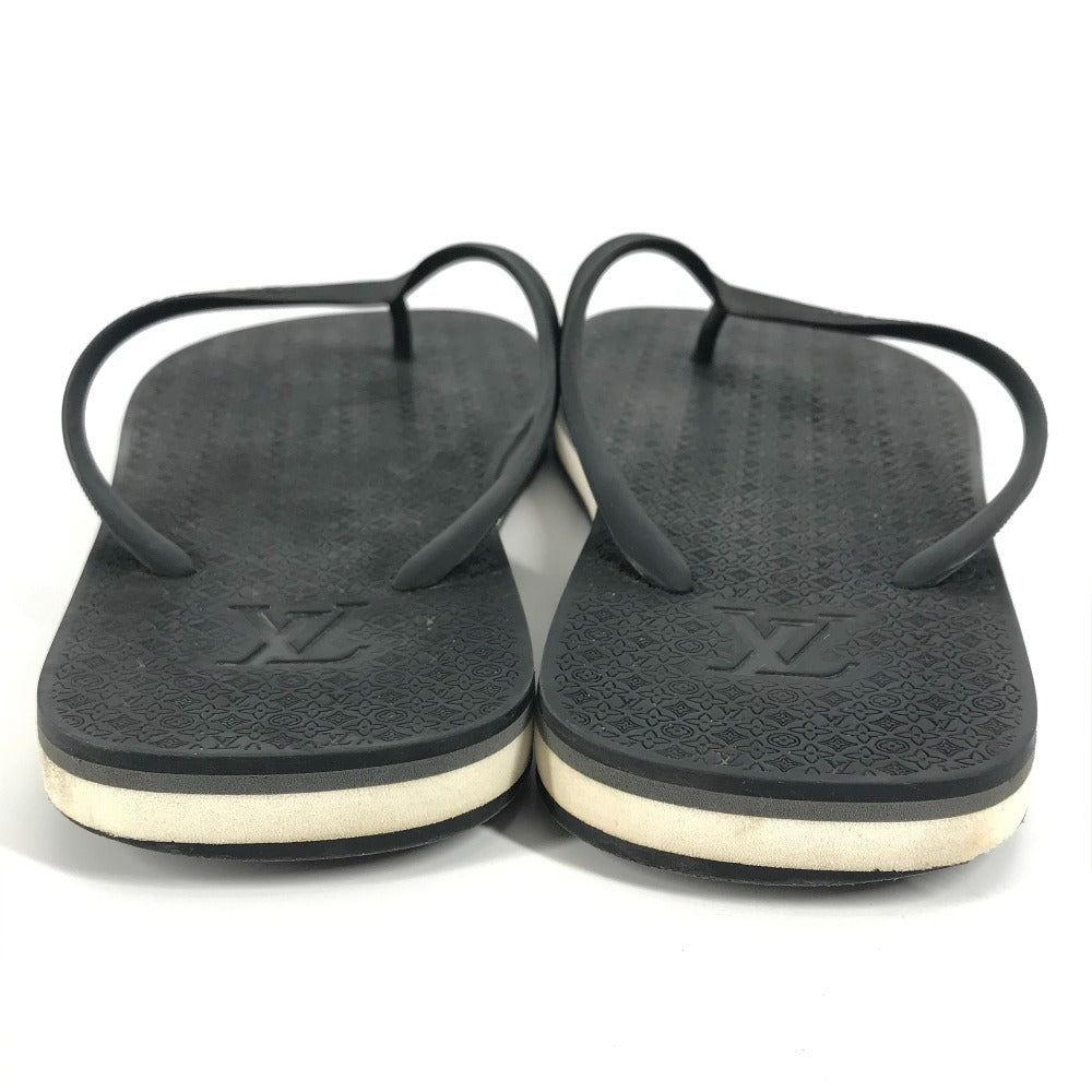 LOUIS VUITTON モノグラム ロゴ ビーチサンダル 靴 シューズ サンダル ラバー メンズ ブラック - brandshop-reference