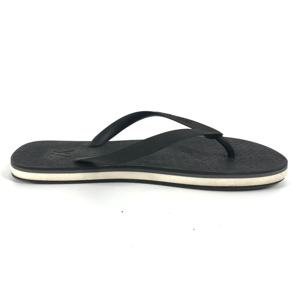 LOUIS VUITTON モノグラム ロゴ ビーチサンダル 靴 シューズ サンダル ラバー メンズ ブラック - brandshop-reference