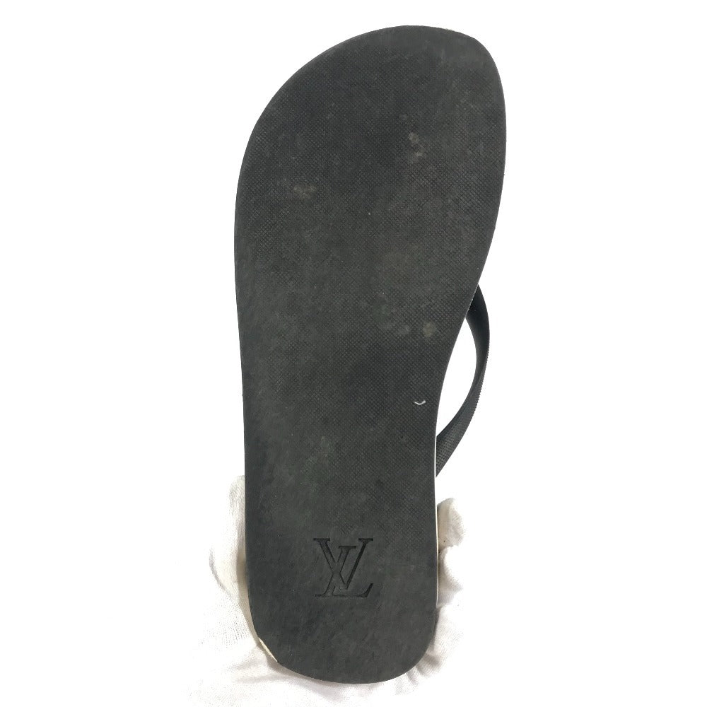 LOUIS VUITTON モノグラム ロゴ ビーチサンダル 靴 シューズ サンダル ラバー メンズ ブラック - brandshop-reference