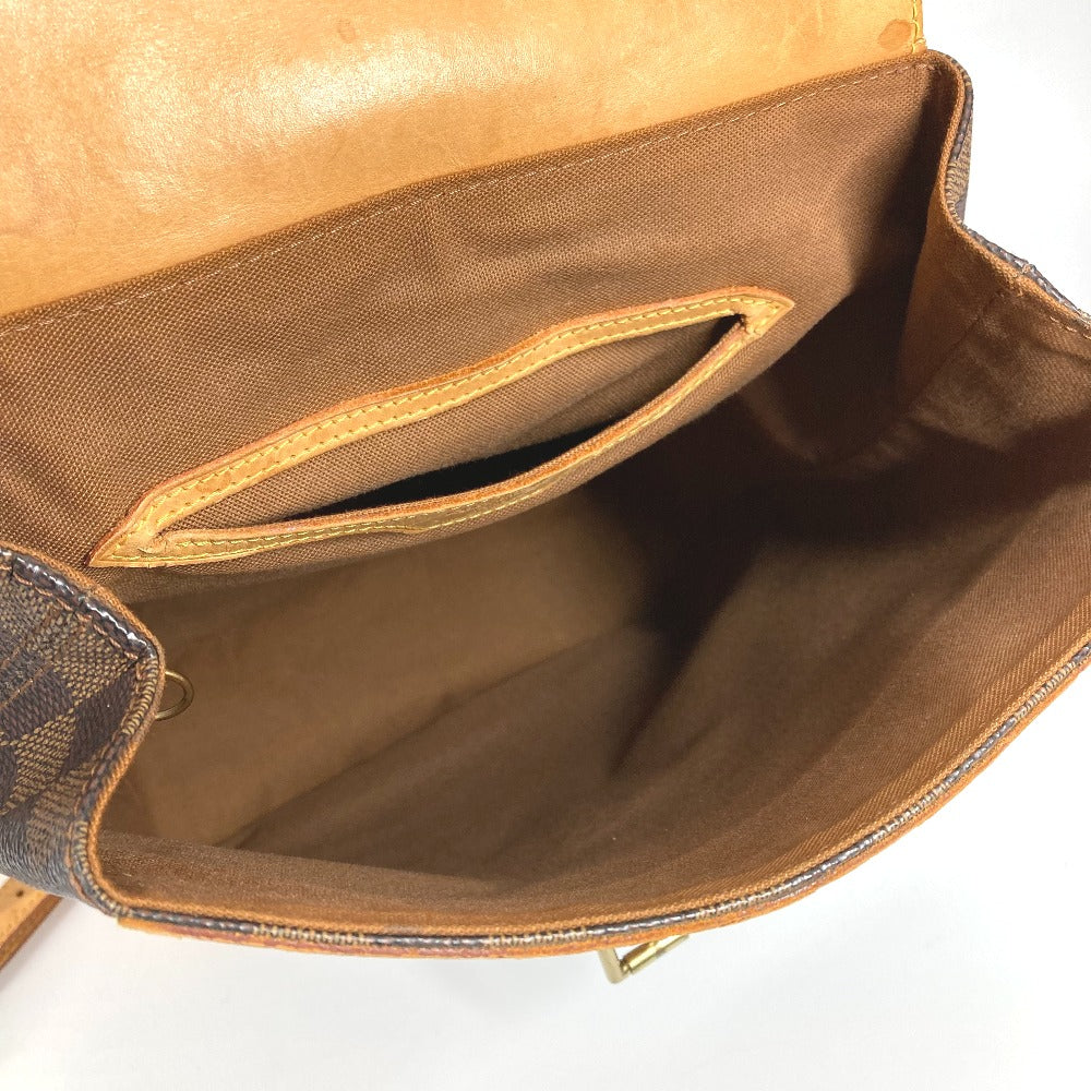 LOUIS VUITTON N99038 ダミエ アルルカン 100周年記念限定 バックパック カバン リュックサック ダミエキャンバス レディース エベヌ ブラウン
