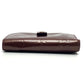 LOUIS VUITTON M91524 Portefeuille Viennois Clasp Bi-fold Wallet Monogram Vernis Women's Rouge Fauvist Wine Red