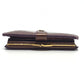 LOUIS VUITTON M91524 Portefeuille Viennois Clasp Bi-fold Wallet Monogram Vernis Women's Rouge Fauvist Wine Red