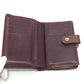 LOUIS VUITTON M91524 Portefeuille Viennois Clasp Bi-fold Wallet Monogram Vernis Women's Rouge Fauvist Wine Red