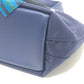 familia Bibiy x Familia Bivy collaboration mini bag poodle ribbon Hand Bag Canvas blue Used