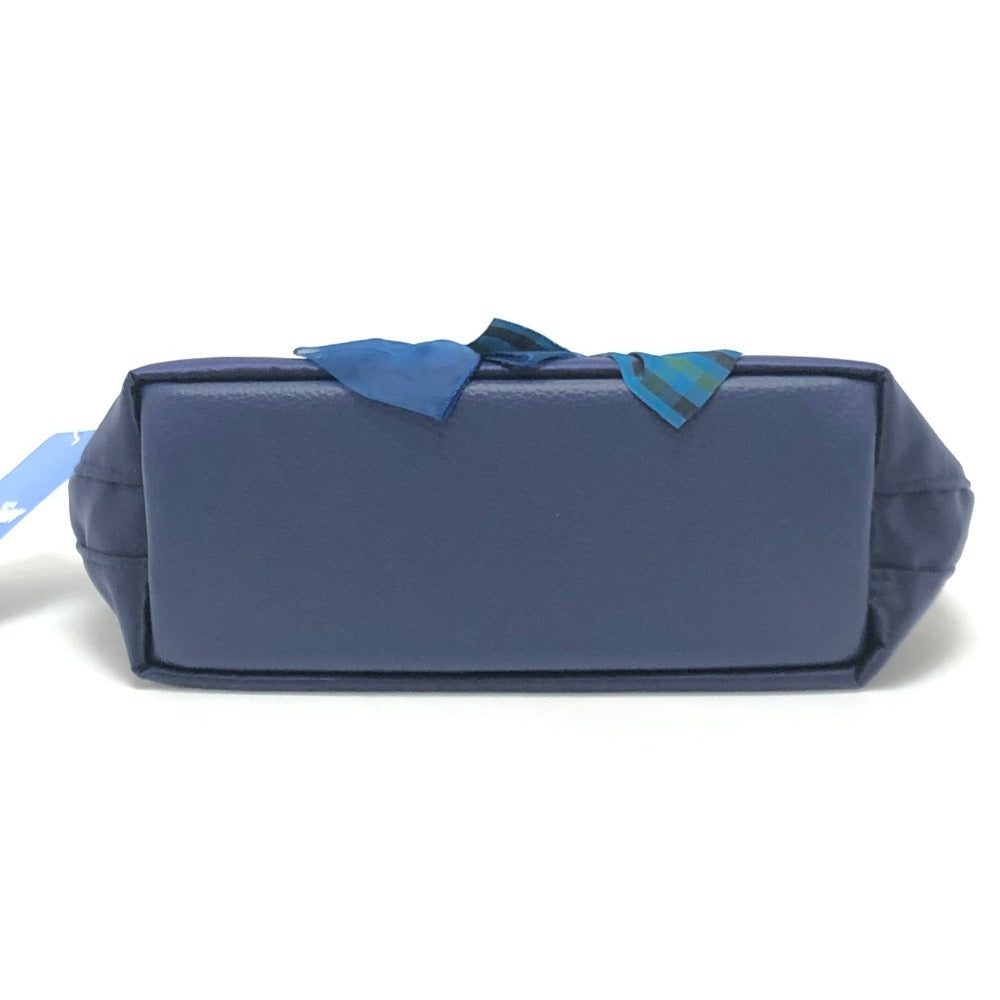 familia Bibiy x Familia Bivy collaboration mini bag poodle ribbon Hand Bag Canvas blue Used