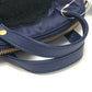 familia Bibiy x Familia Bivy collaboration mini bag poodle ribbon Hand Bag Canvas blue Used