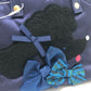 familia Bibiy x Familia Bivy collaboration mini bag poodle ribbon Hand Bag Canvas blue Used
