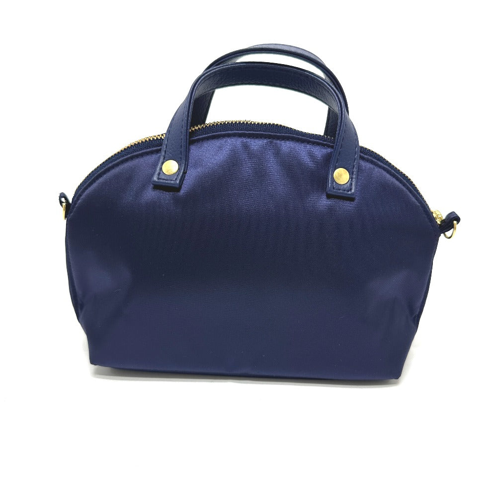familia Bibiy x Familia Bibby Collaboration Mini bag with poodle and ribbon design. Hand Bag Canvas blue Used