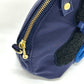 familia Bibiy x Familia Bibby Collaboration Mini bag with poodle and ribbon design. Hand Bag Canvas blue Used