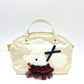 familia Bibiy x Familia Bibiy. x familiar collaboration mini bag Mini bag with poodle and ribbon design. Hand Bag Canvas White Used