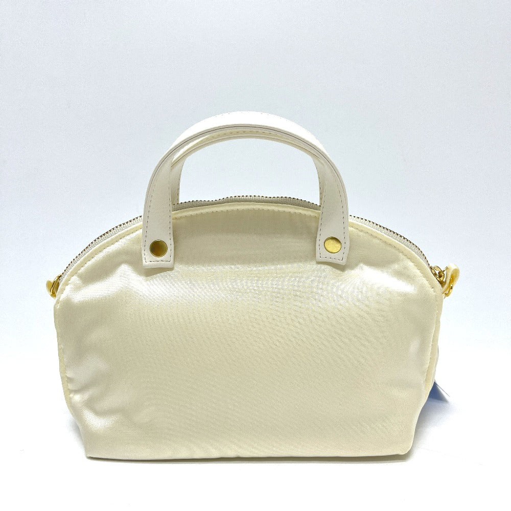 familia Bibiy x Familia Bibiy. x familiar collaboration mini bag Mini bag with poodle and ribbon design. Hand Bag Canvas White Used