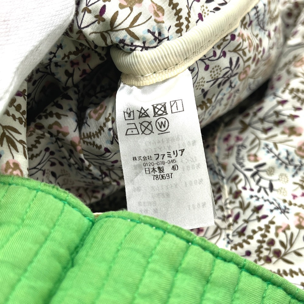 familia Shoulder Bag Pionunnal Collaboration Handbag, Denim Bag Tote Bag cotton Green Used