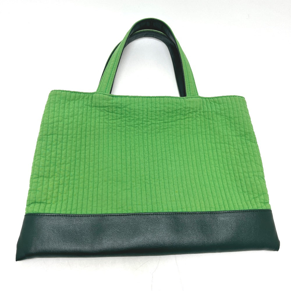 familia Shoulder Bag Pionunnal Collaboration Handbag, Denim Bag Tote Bag cotton Green Used