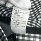 familia Gingham check Mini Tote Bag with Apple Charm Hand Bag cotton Black/White Used
