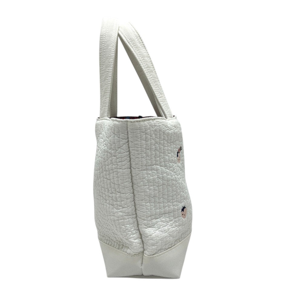 familia MOVE Pionunnal Collaboration Strawberry Rabbit Bag Mini Tote Bag cotton White Used