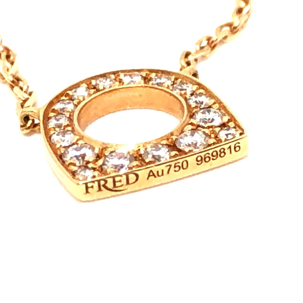 FRED K18PG サクセスネックレス ダイヤ ネックレス アクセサリー 小物 ブランド小物 ネックレス K18PG レディース - brandshop-reference