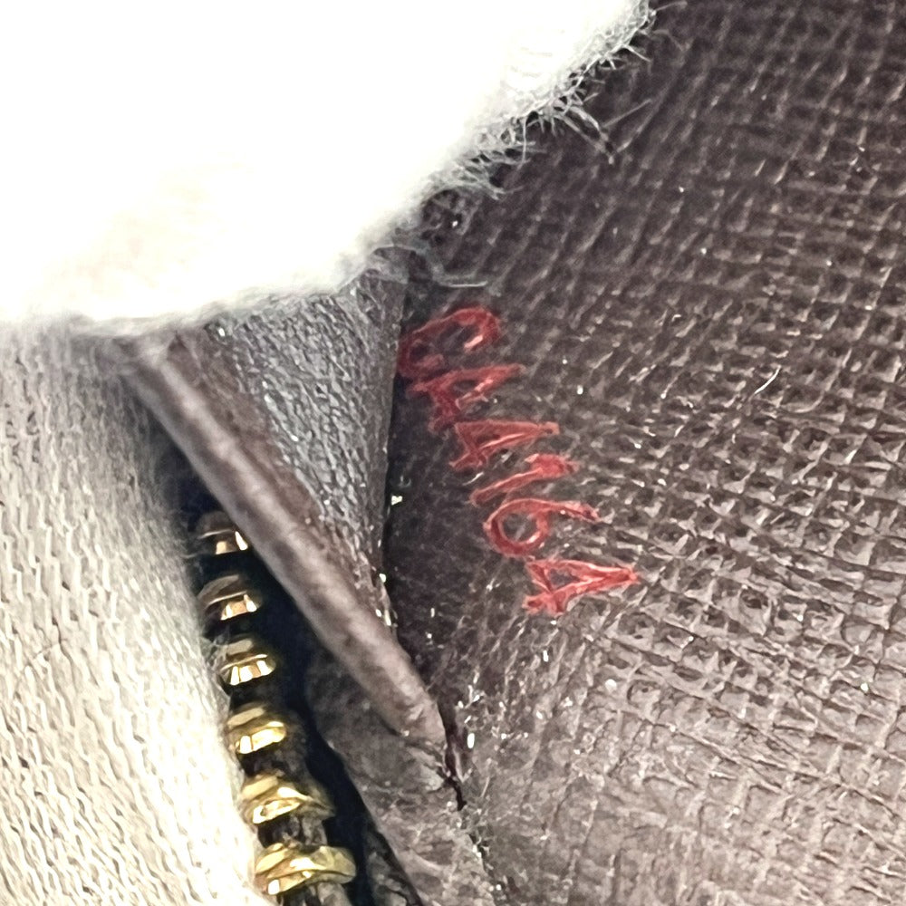 LOUIS VUITTON N60003 ジッピーオーガナイザー ラウンド 長財布 ラウンドジップ 長財布 ダミエキャンバス レディース エベヌ ブラウン