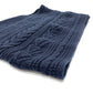 LOUIS VUITTON MP2866 LV Logo Echarpe LV Cable Wool Scarf, Unisex, Navy