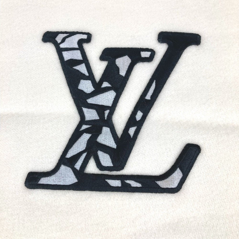 LOUIS VUITTON M79377 LV SKI マフラー・LV アイス フリンジ LVロゴ マフラー ウール メンズ ホワイト - brandshop-reference