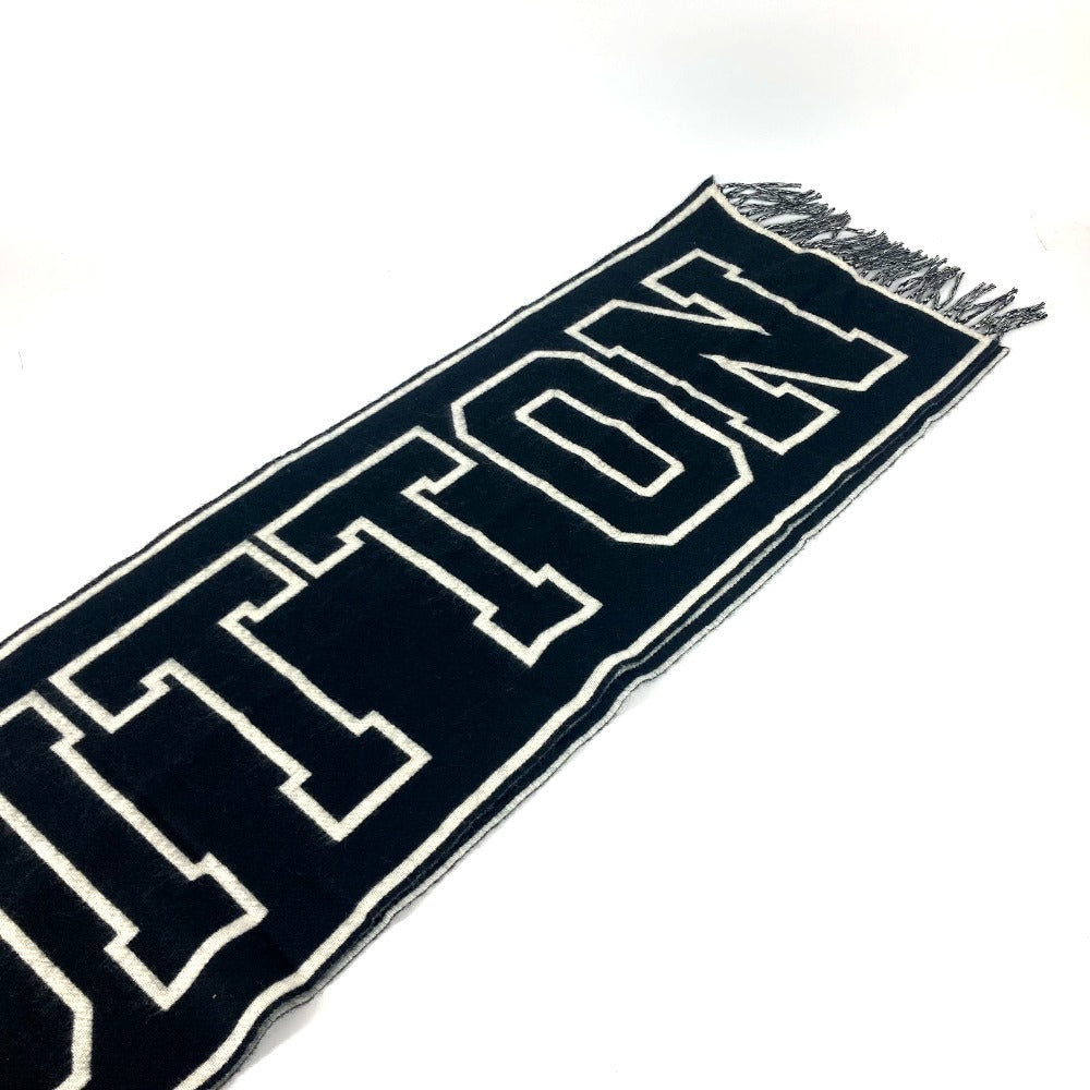 LOUIS VUITTON M71317 エシャルプ・シティールイ フリンジ バイカラー マフラー ウール/カシミヤ ユニセックス ブラック - brandshop-reference