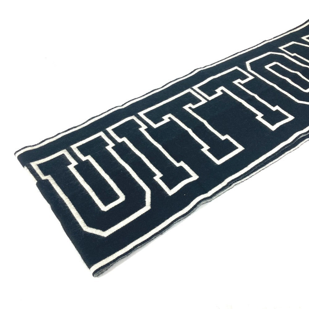 LOUIS VUITTON M71317 エシャルプ・シティールイ フリンジ バイカラー マフラー ウール/カシミヤ ユニセックス ブラック - brandshop-reference