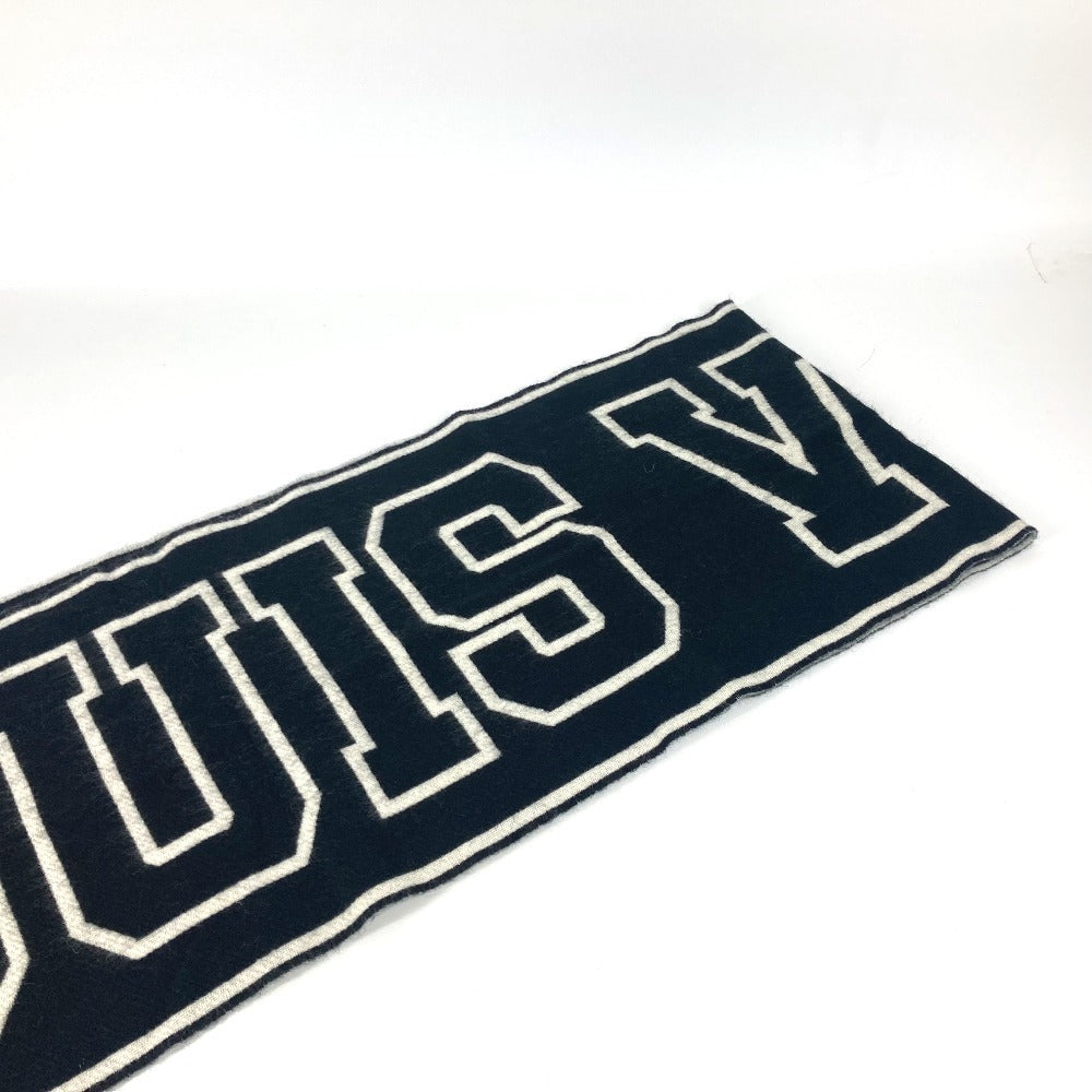 LOUIS VUITTON M71317 エシャルプ・シティールイ フリンジ バイカラー マフラー ウール/カシミヤ ユニセックス ブラック - brandshop-reference