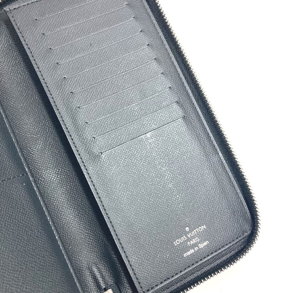 LOUIS VUITTON M62295 Monogram Eclipse Zippy Wallet Vertical Long Wallet Round Zipper Long Wallet Monogram Eclipse Canvas Men's Black