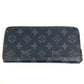 LOUIS VUITTON M62295 Monogram Eclipse Zippy Wallet Vertical Long Wallet Round Zipper Long Wallet Monogram Eclipse Canvas Men's Black
