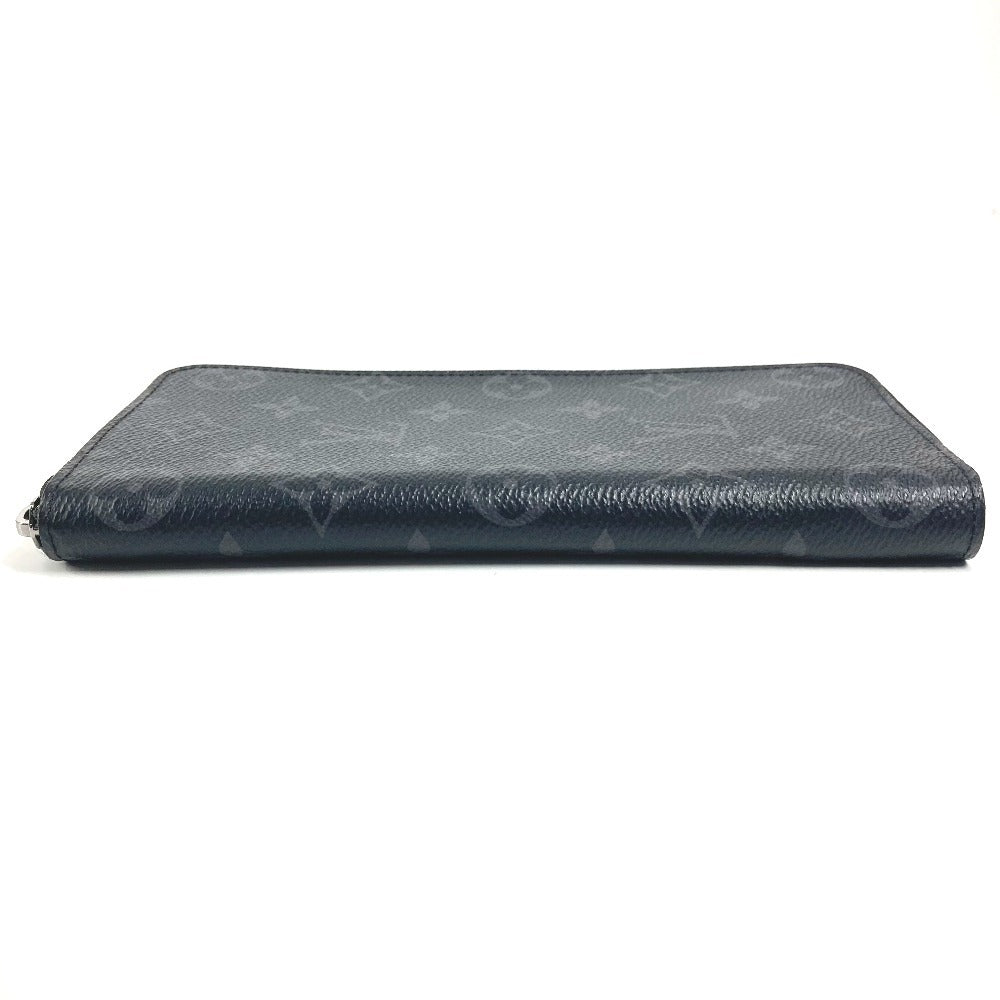 LOUIS VUITTON M62295 Monogram Eclipse Zippy Wallet Vertical Long Wallet Round Zipper Long Wallet Monogram Eclipse Canvas Men's Black