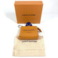 LOUIS VUITTON M02699 LV Logo Bag Charm - LV Mini Shopper Wallet, Coin Purse, Pouch, Keychain, Leather, Unisex, Orange