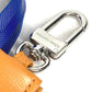 LOUIS VUITTON M02699 LV Logo Bag Charm - LV Mini Shopper Wallet, Coin Purse, Pouch, Keychain, Leather, Unisex, Orange