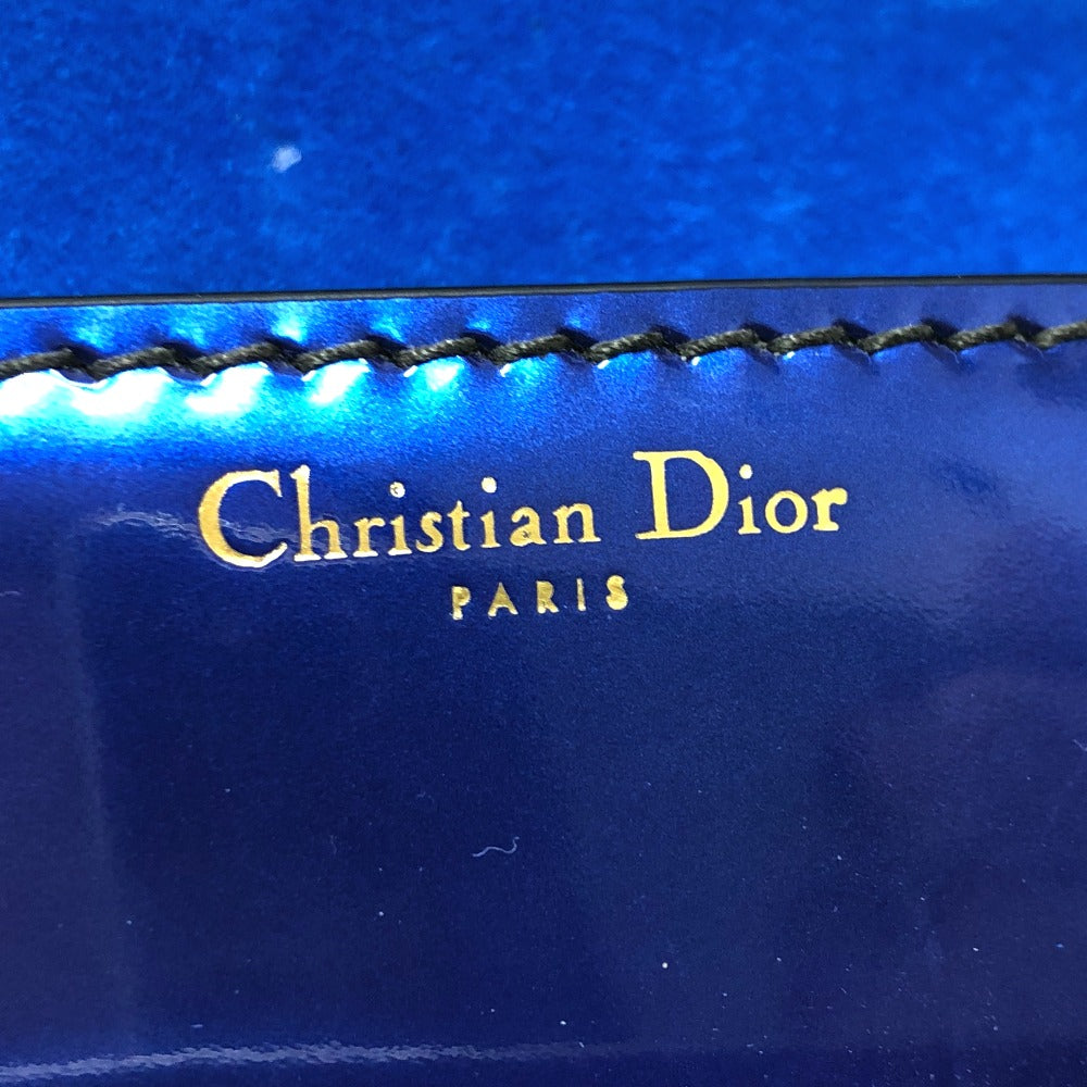 Dior ジャディオール チェーン カバン 斜め掛け 肩掛け ショルダーバッグ エナメル/レザー レディース